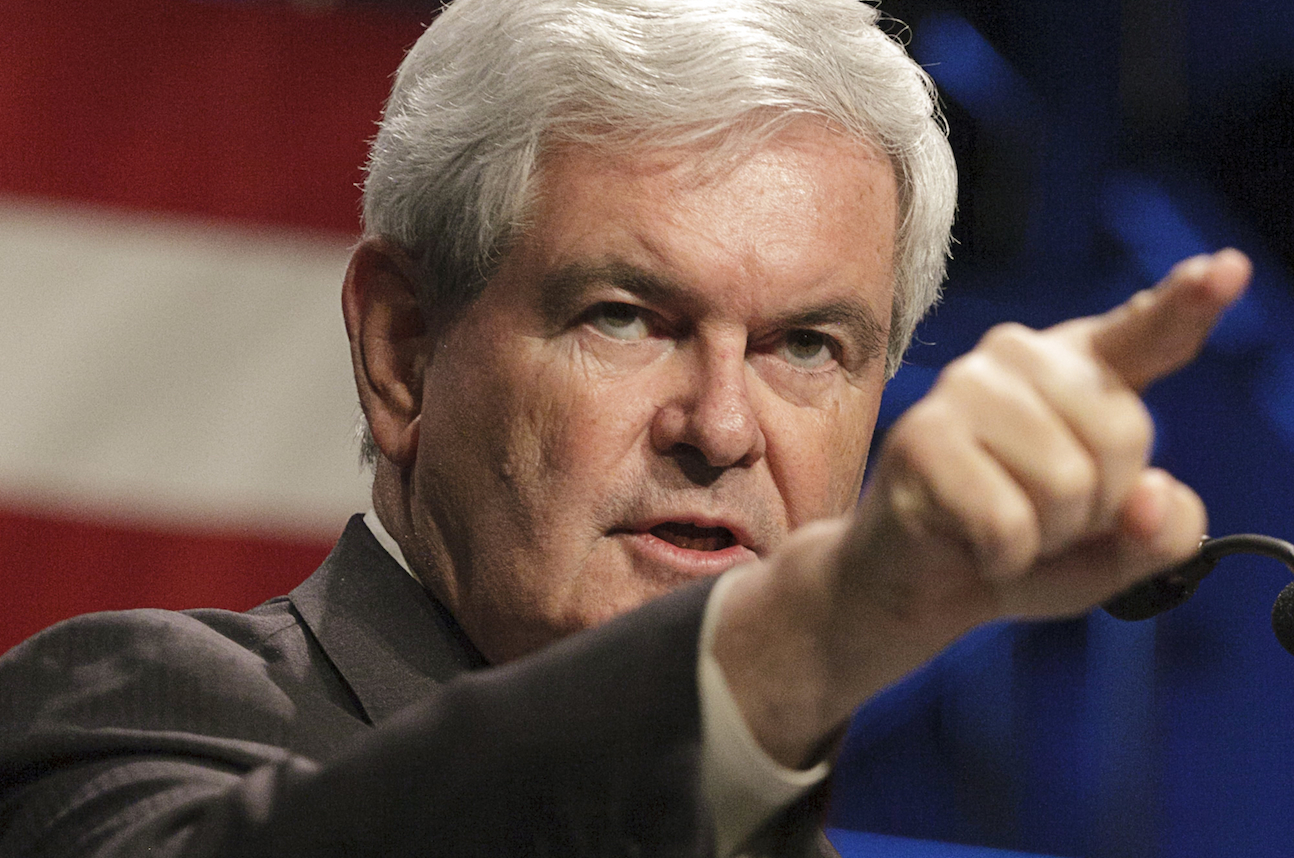 Another legend in his own mind, Newt Gingrich, wants to become US president