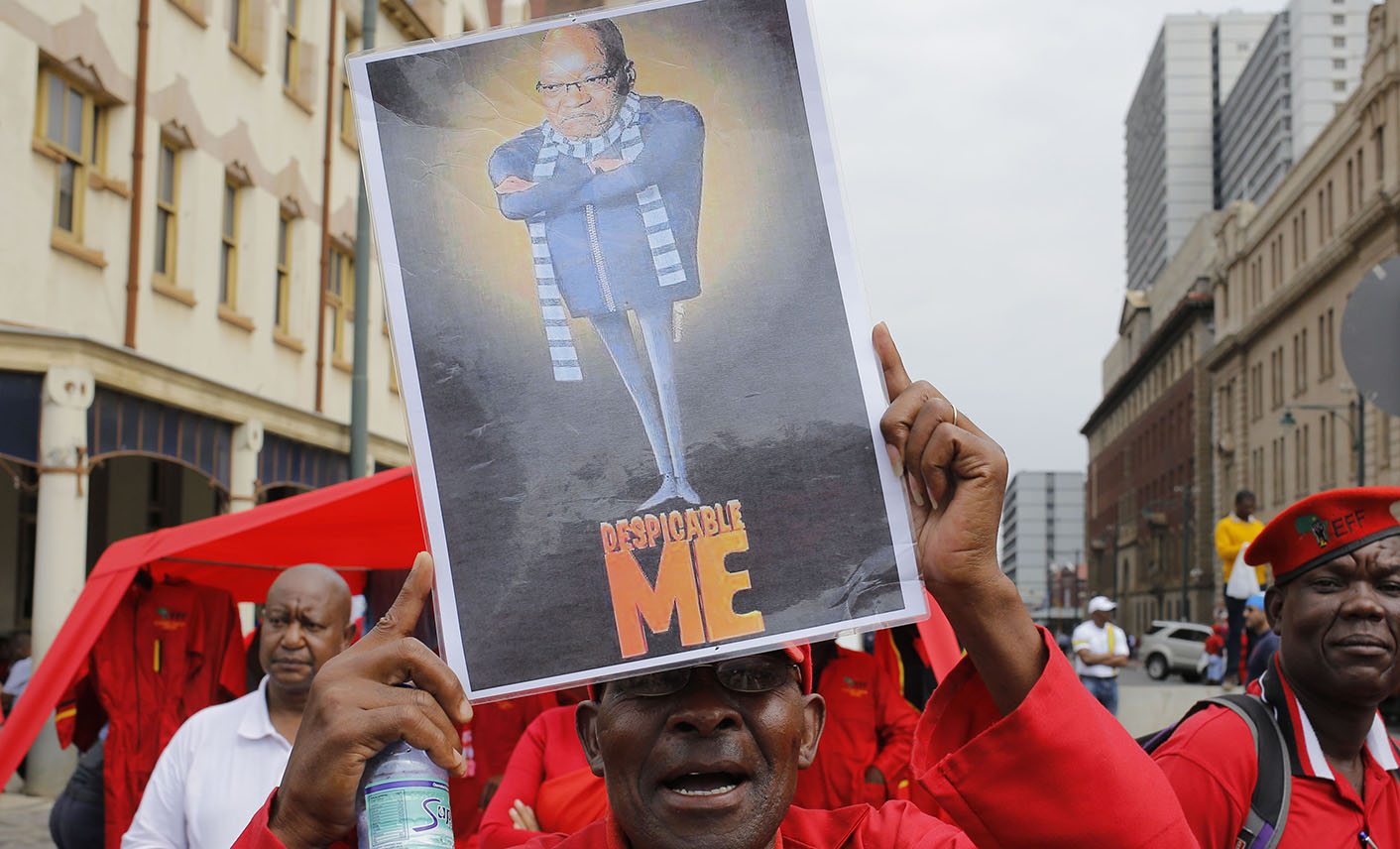 Mass protests against South Africa President Zuma