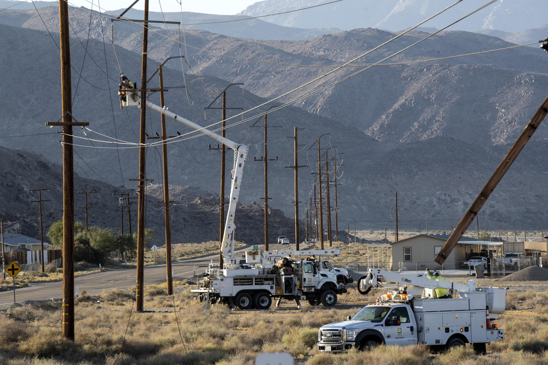 Earthquake aftermath in California