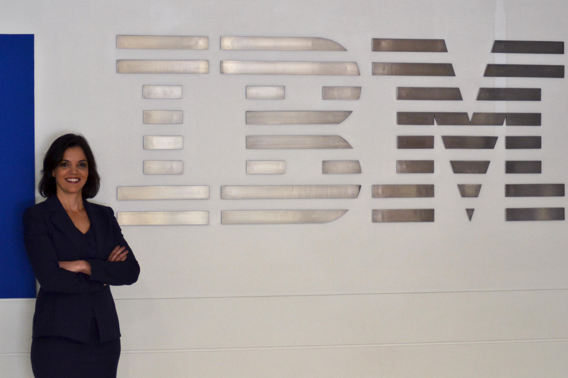 Ana Paula Assis, the general manager for IBM Latin America, poses during an interview in Bogota, Colombia, 28 November 2018 (issued 29 November 2018). Colombia will be the first country in Latin America to adopt the P-TECH educational model to train young people and grant them technical work titles in areas related to science, technology, engineering and mathematics (STEM). The plan was presented in Bogota by IBM together with two Colombian state entities.  EPA-EFE/OSKAR BURGOS