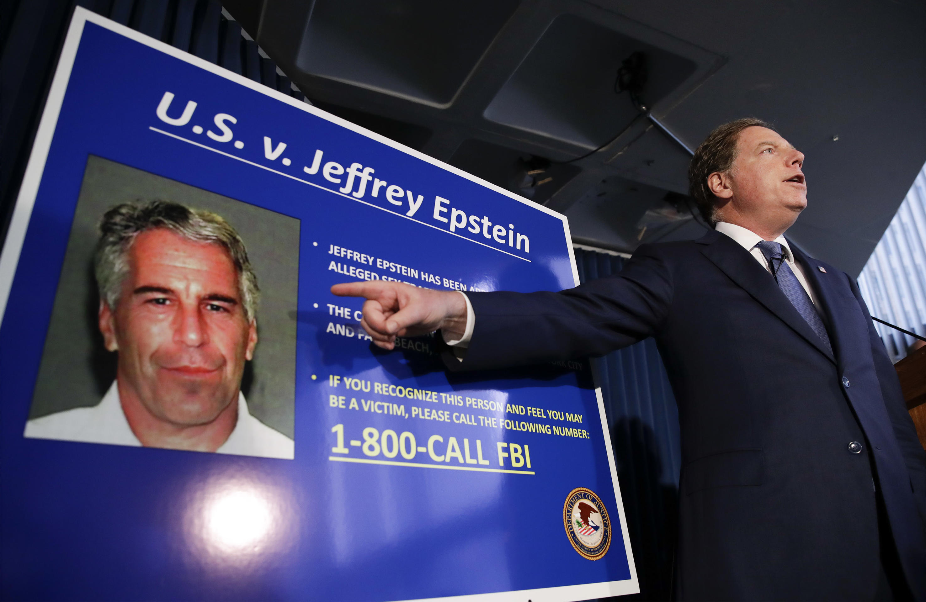 (reissued 10 August 2019). US media reported that Epstein was found dead in his prison cell on 10 August 2019 morning in the MCC Manhattan while awaiting trial on sex trafficking charges. An official confirmation by authorities of his death is pending.