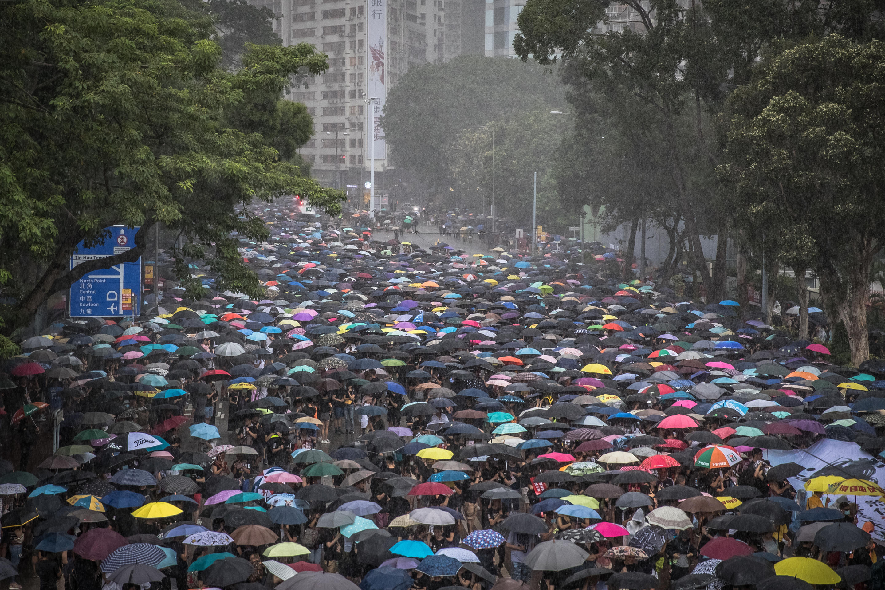 Anti-government rally in Hong Kong