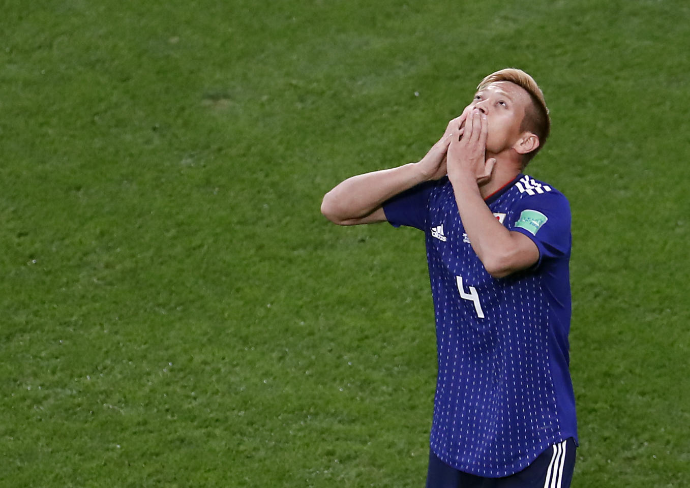 Honda hits late Japan leveller to blow World Cup group wide open