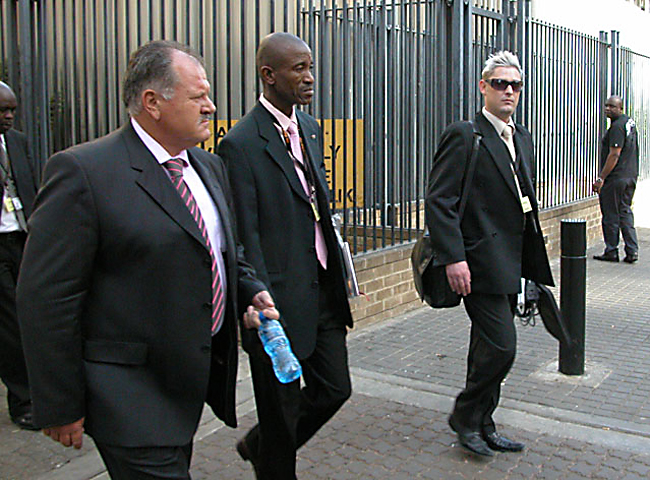 THE SELEBI SAGA: Selebi laughs as Agliotti sheds tears