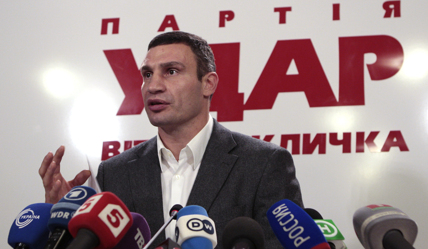 Ukraine's ruling party leads in election - exit polls