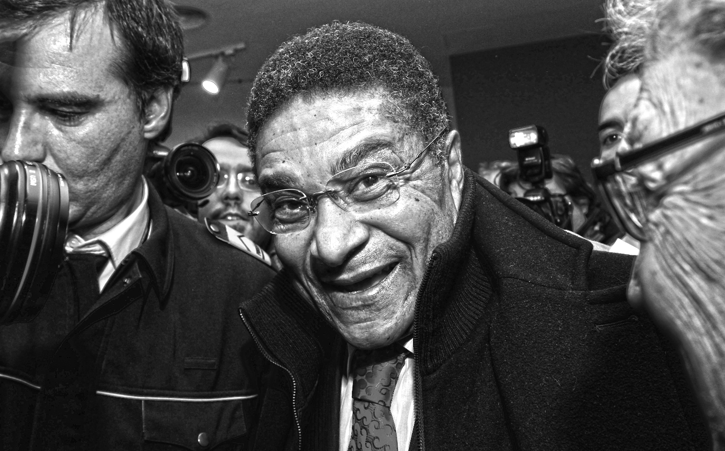 Portugal's soccer legend Eusebio arrives for the launch of his biography at Luz stadium in Lisbon