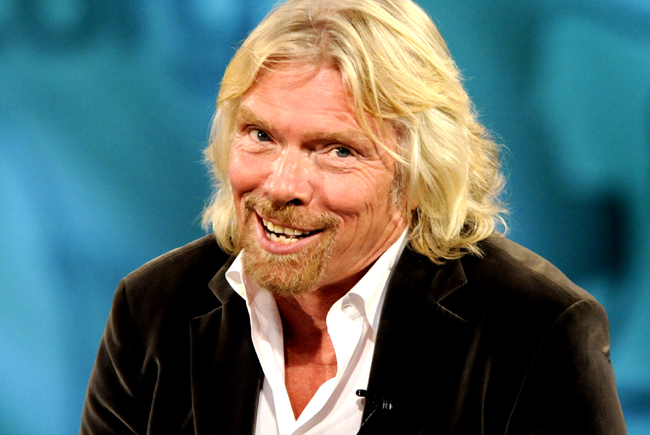 Richard Branson, founder and president, The Virgin Group, speaks at the Women's Conference 2009 in Long Beach