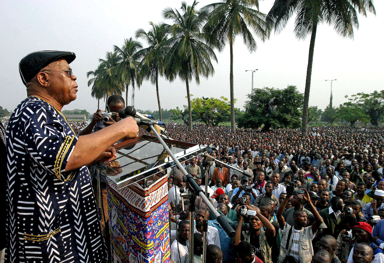 Congolese candidate declares himself head of state