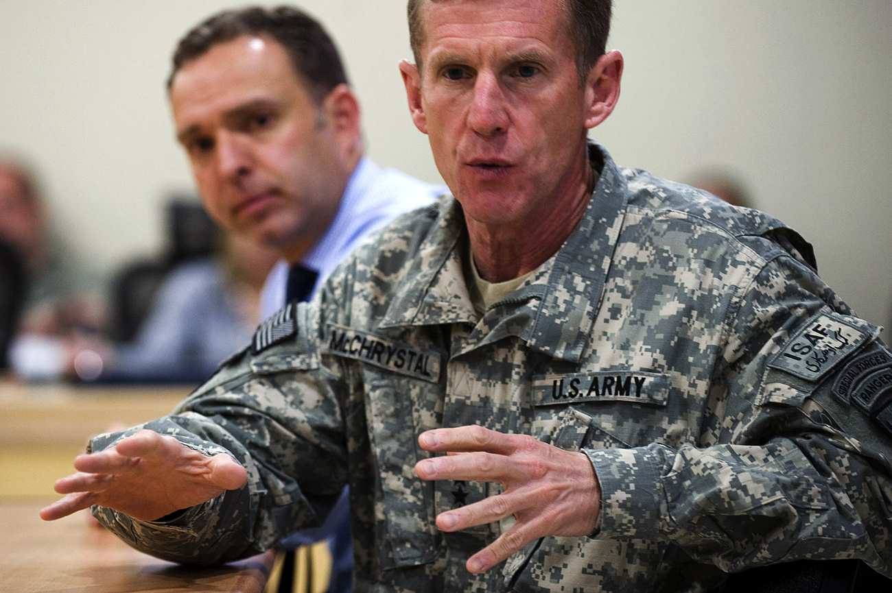 General Stanley McChrystal: dead man walking