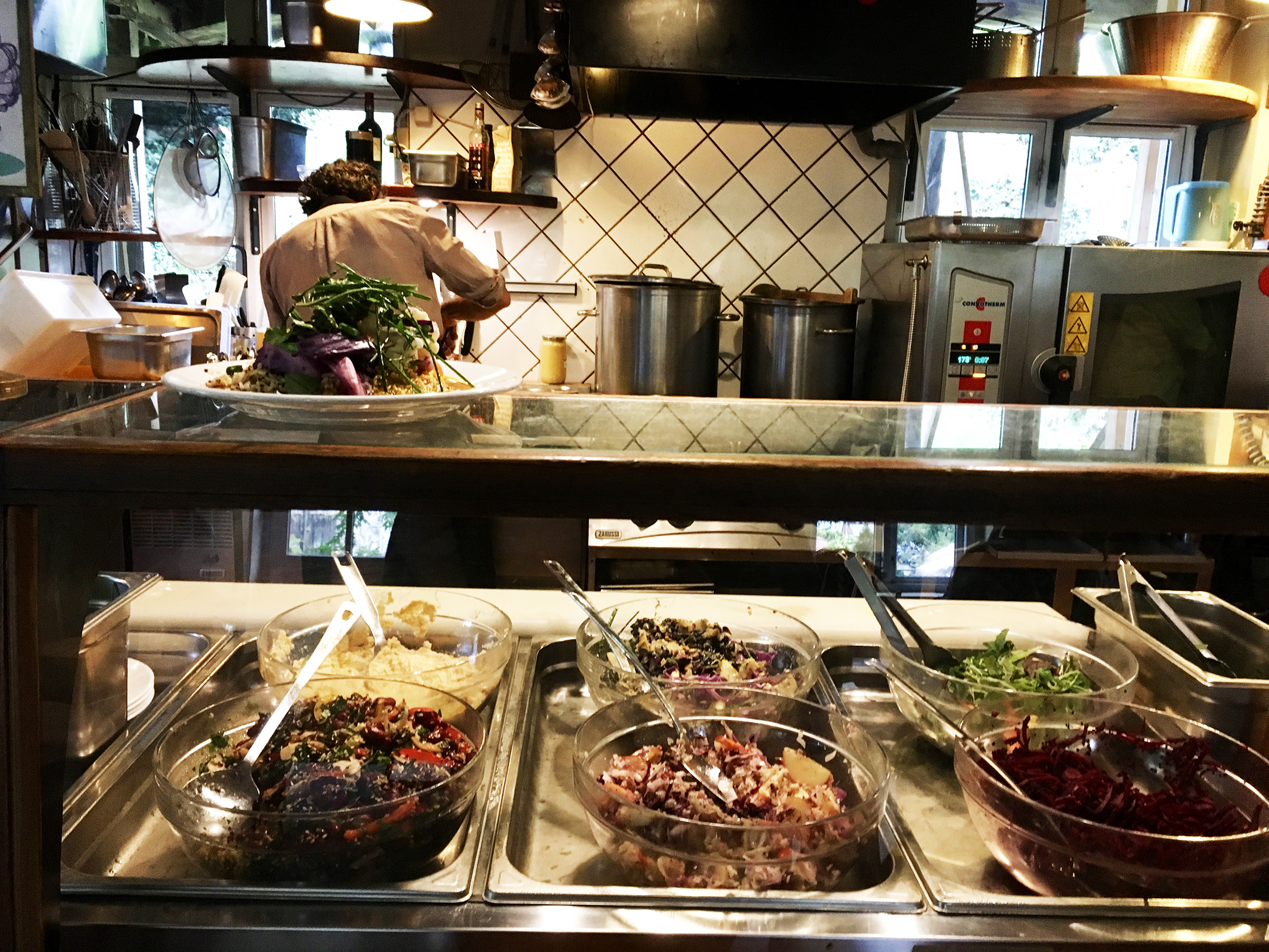 The vegetarian restaurant in Freetown Christiania, Copenhagen’s peculiar hippie commune