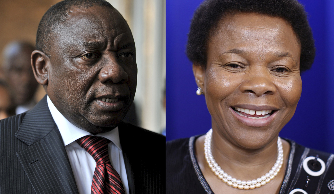 South Africa's Minister of Mineral Resources, Susan Shabangu, smiles during an interview at the Reuters Global Mining and Steel Summit in New York