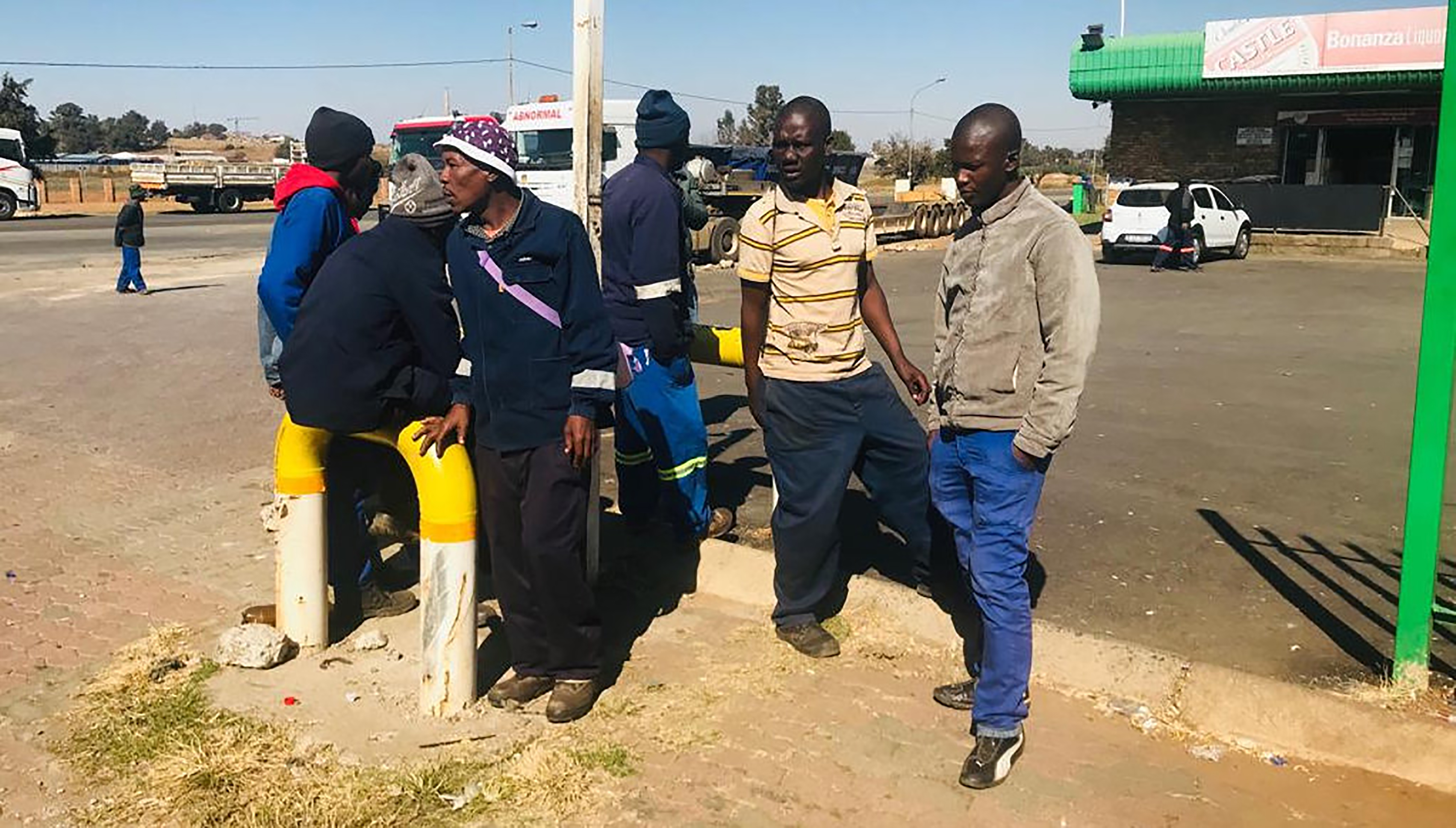 Men and women looking for work on the roadside will ‘do anything’ for money