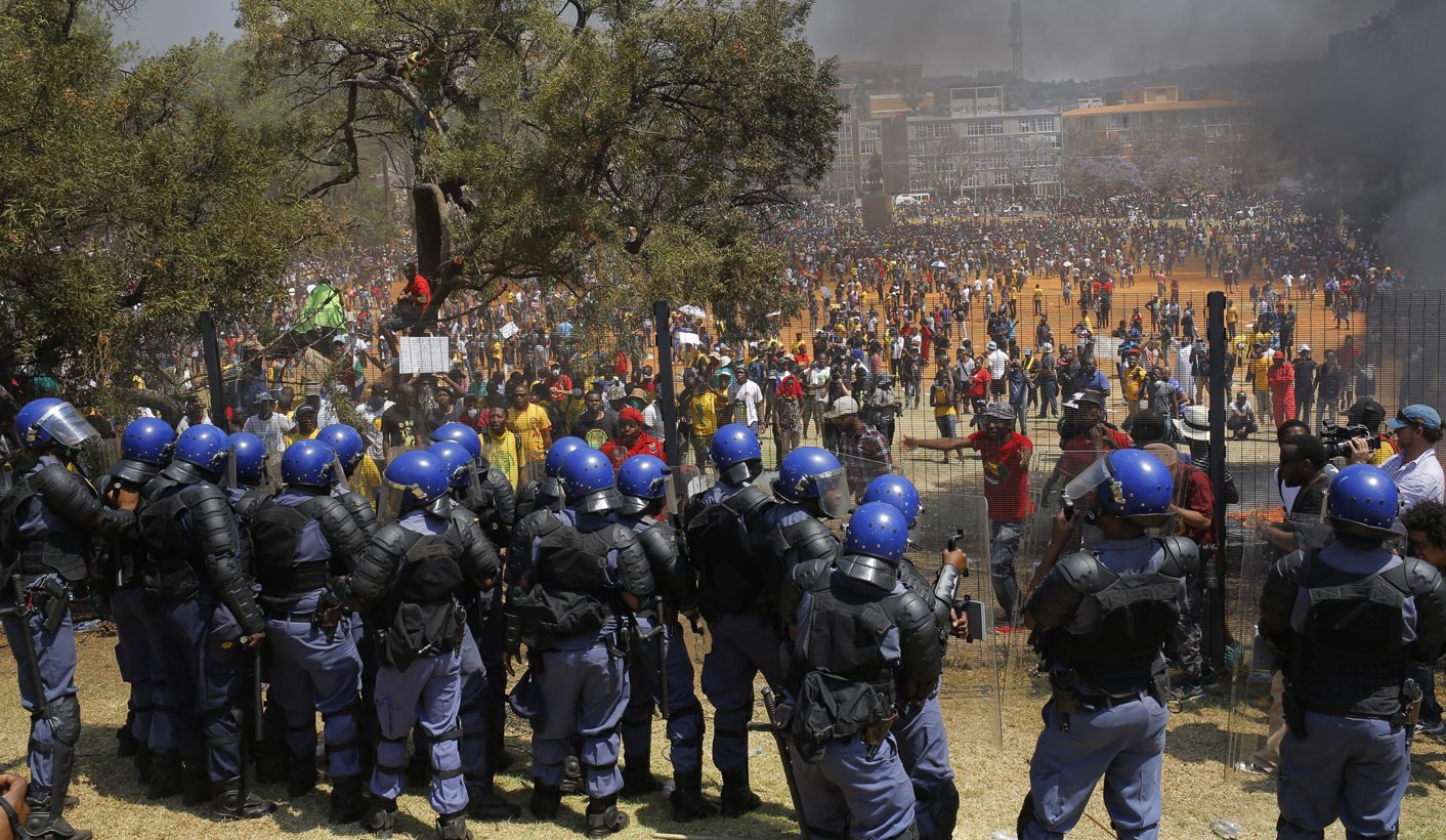 South Africa student demonstrations in Pretoria