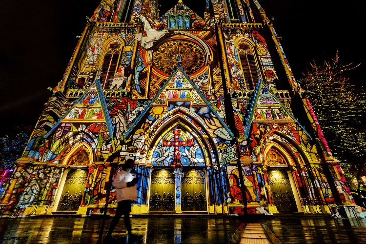 Glow annual light art festival in Eindhoven