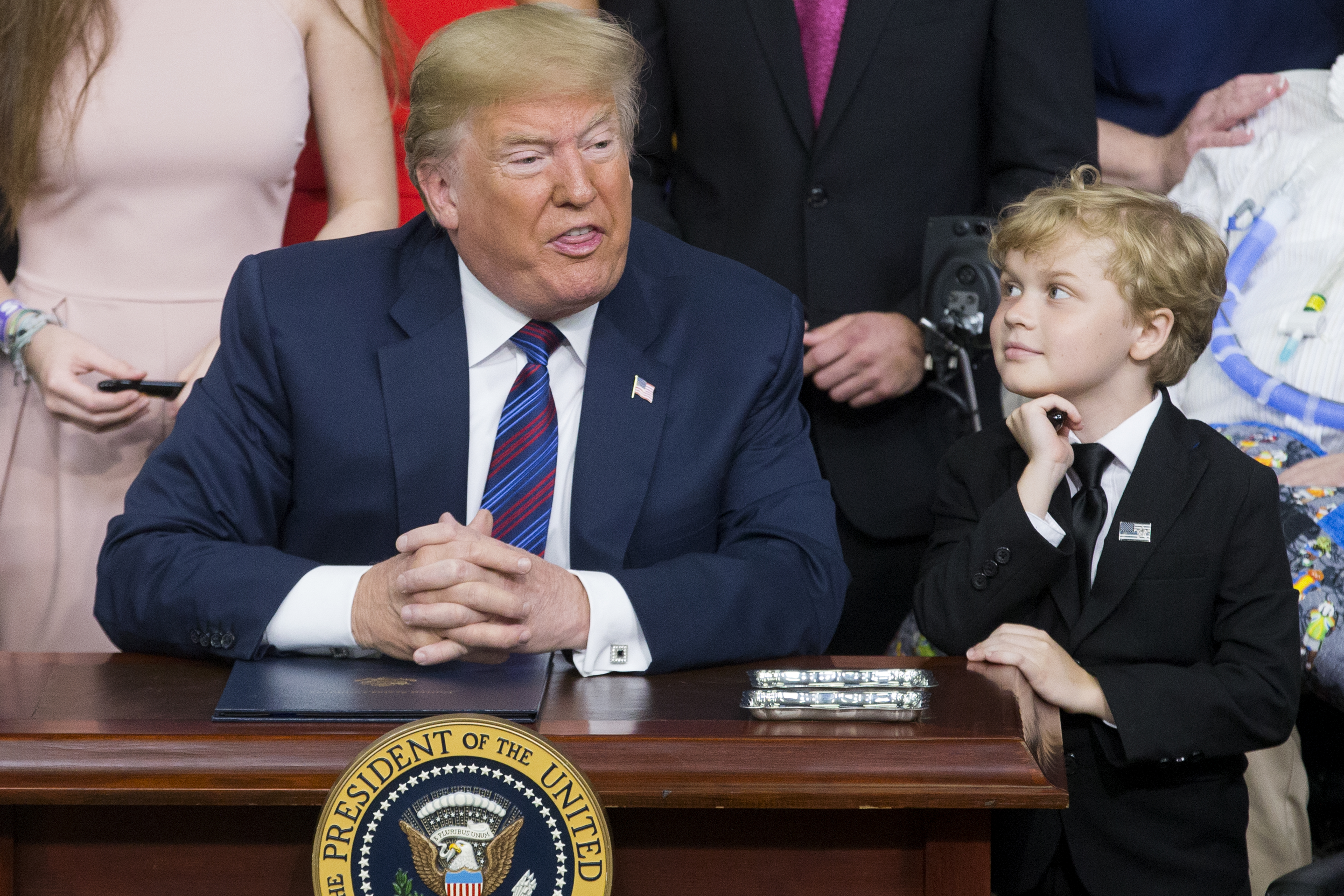 Trump breaks silence on Roseanne race row, attacks ABC