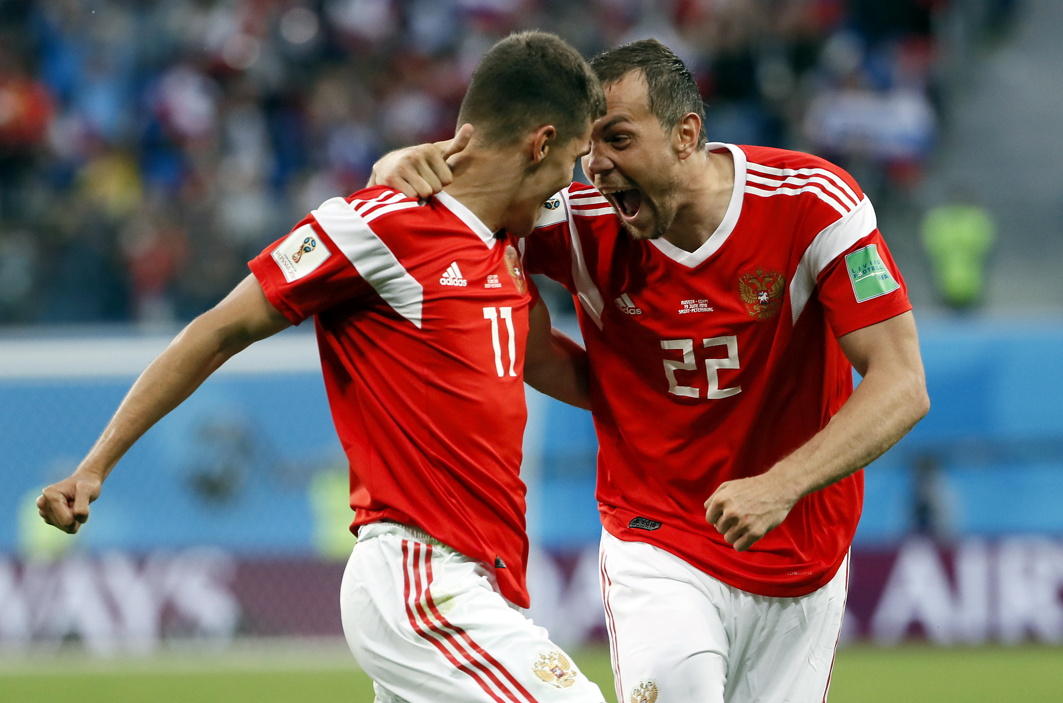 World Cup Results: Goals ‘R’ us, Egypt on the brink of exit as Russia run riot