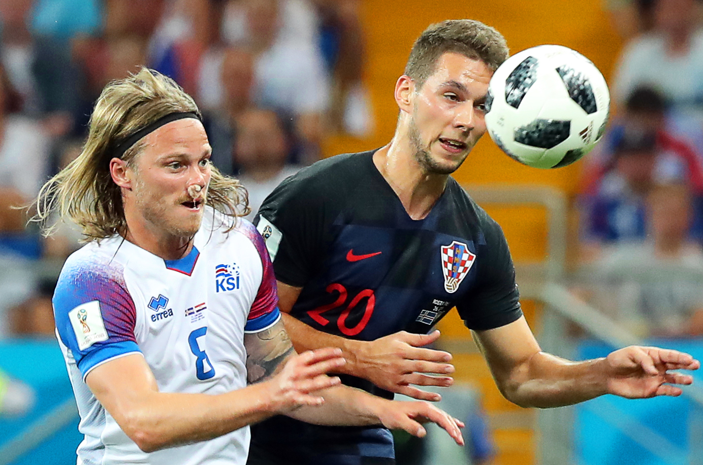 In Pictures: Iceland crash out of World Cup after Croatia loss