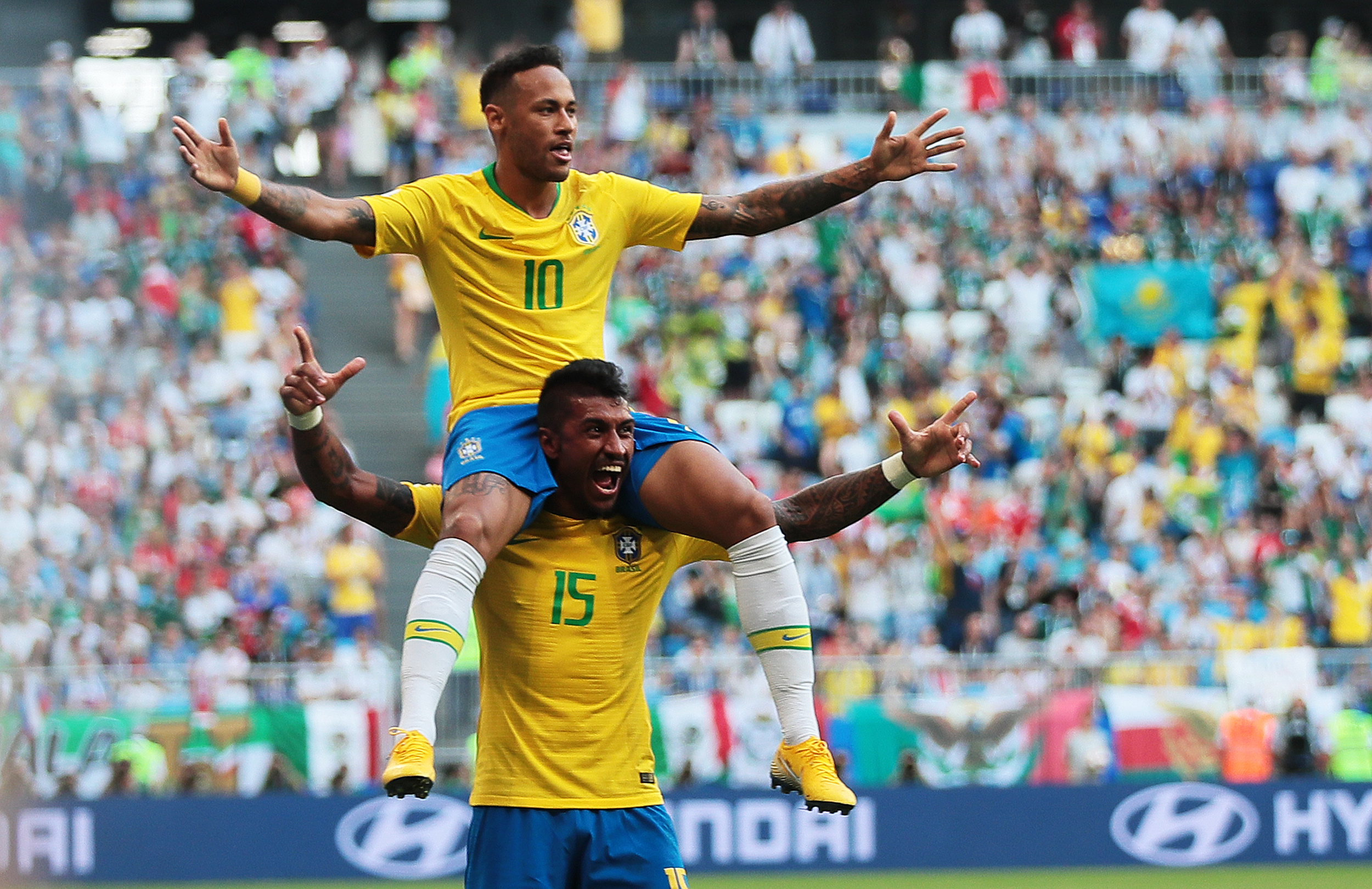 In Pictures: Come what Ney, Brazil progress after beating Mexico