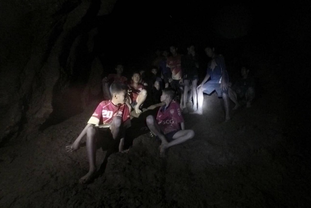 Fresh navy video shows Thai cave boys in "good health"