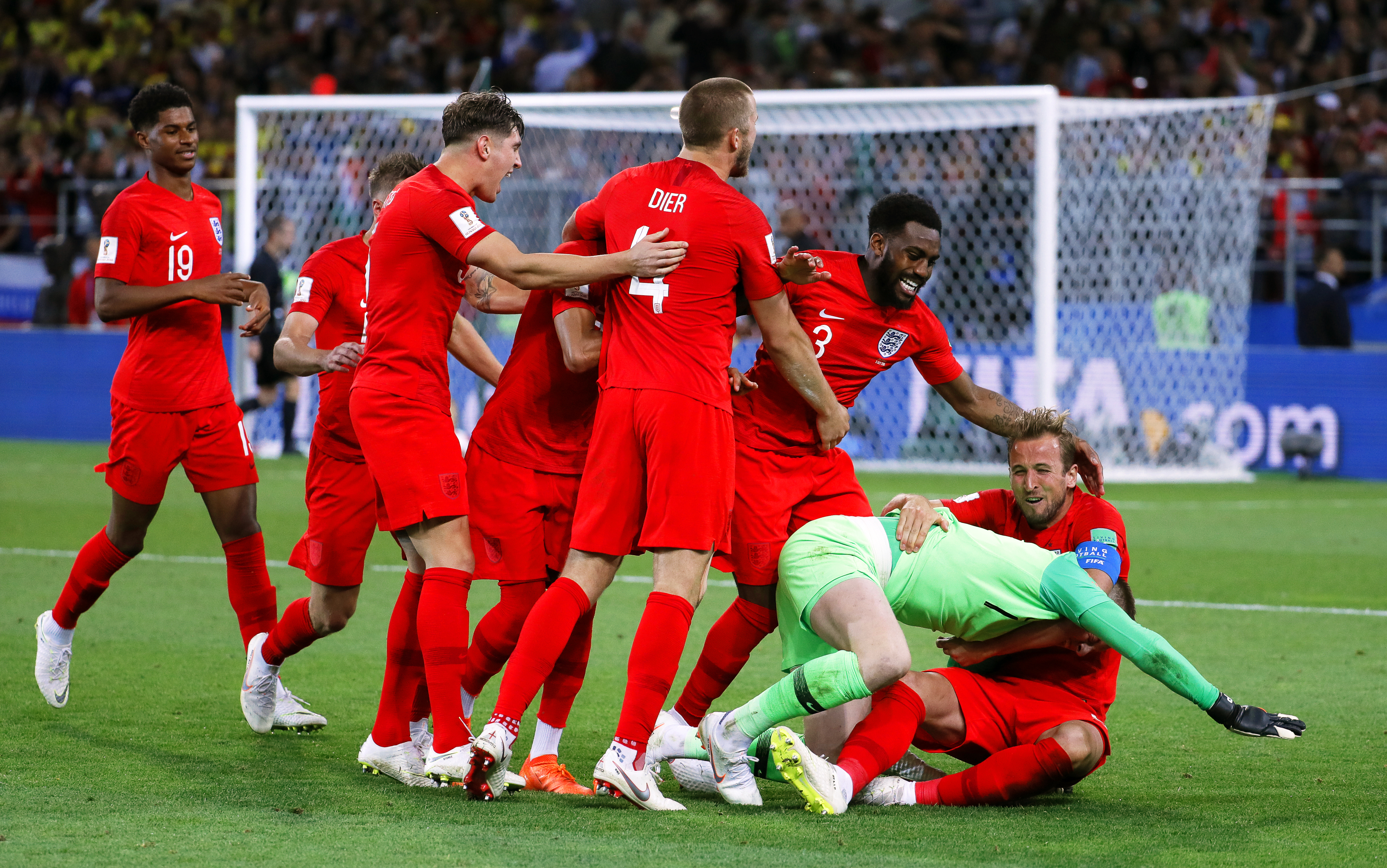 In Pictures: England end penalty jinx to edge Colombia in shootout