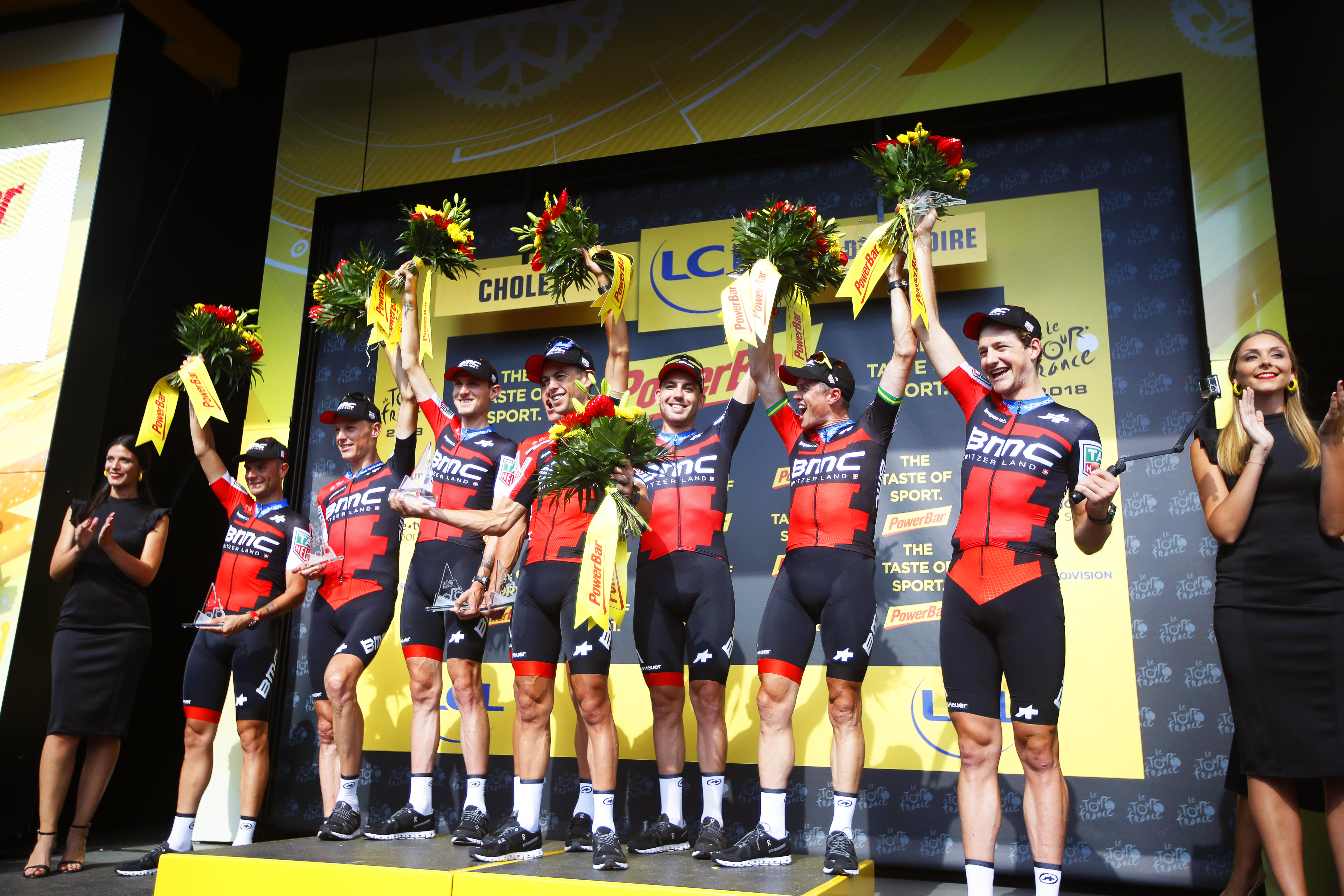 In Pictures: Boo for Froome as BMC take team time trial on stage three