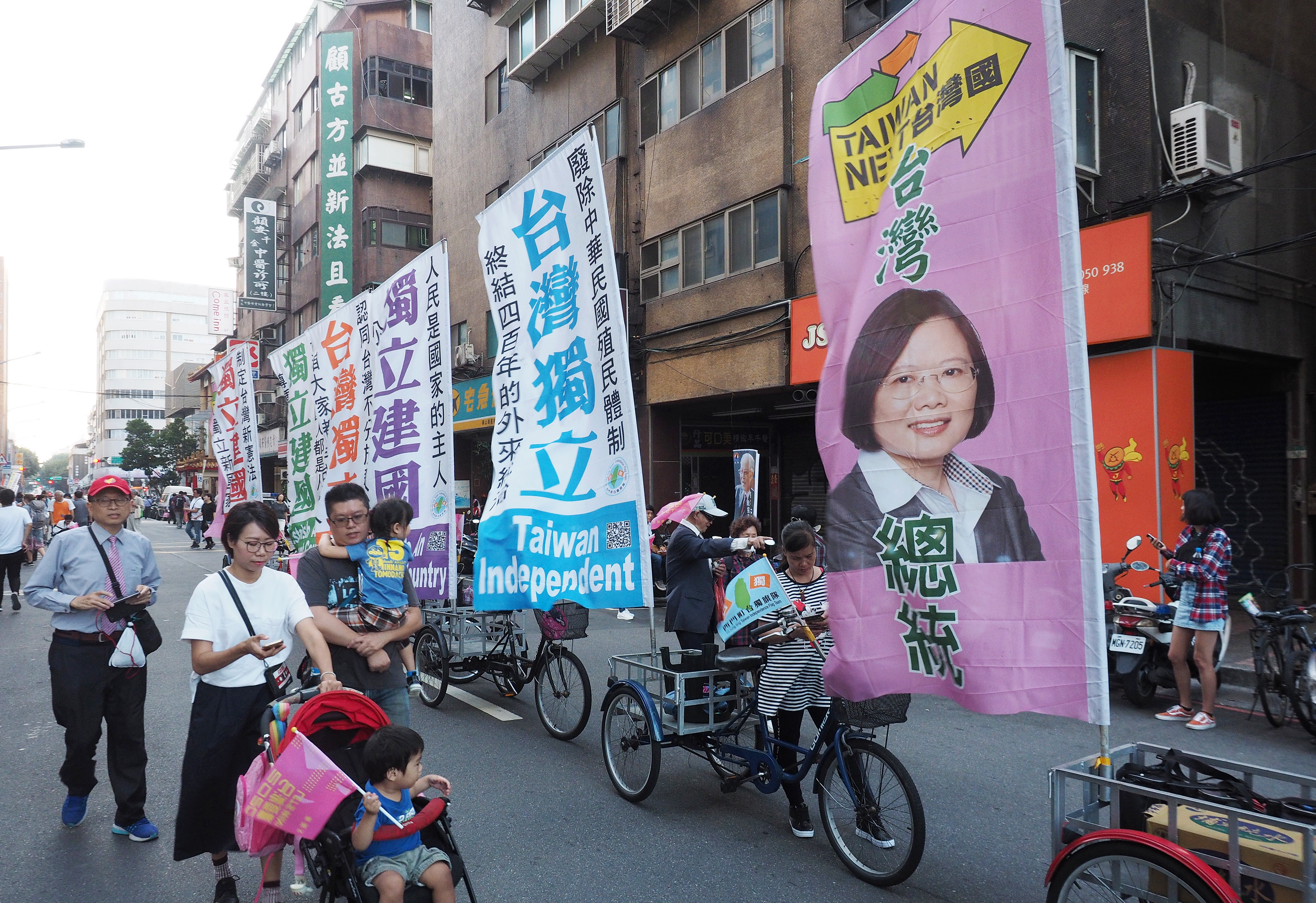 Taiwan president says China interfering in election 'every day'