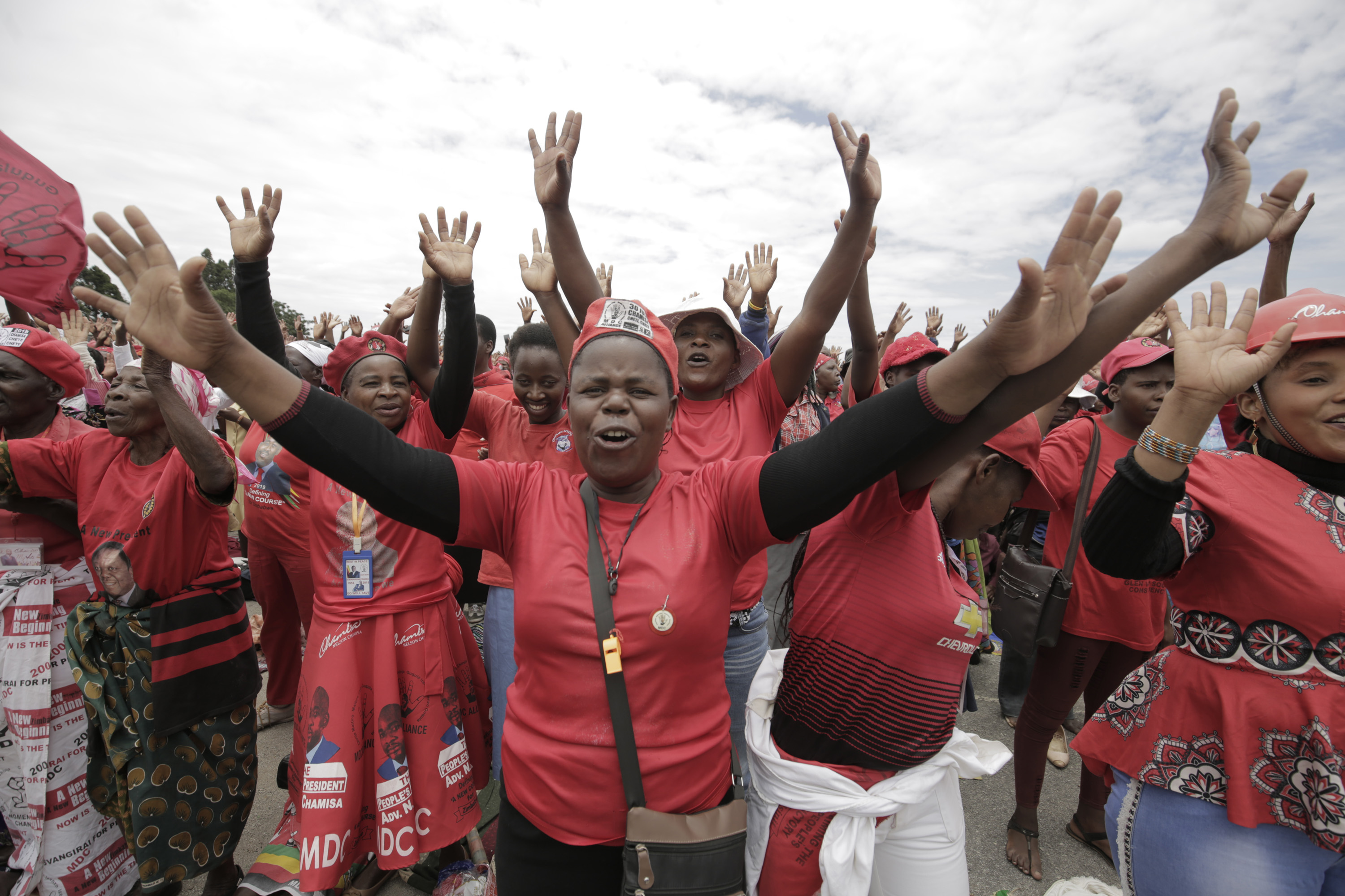 Zimbabwe police fire teargas as court rules on opposition leader's subversion case