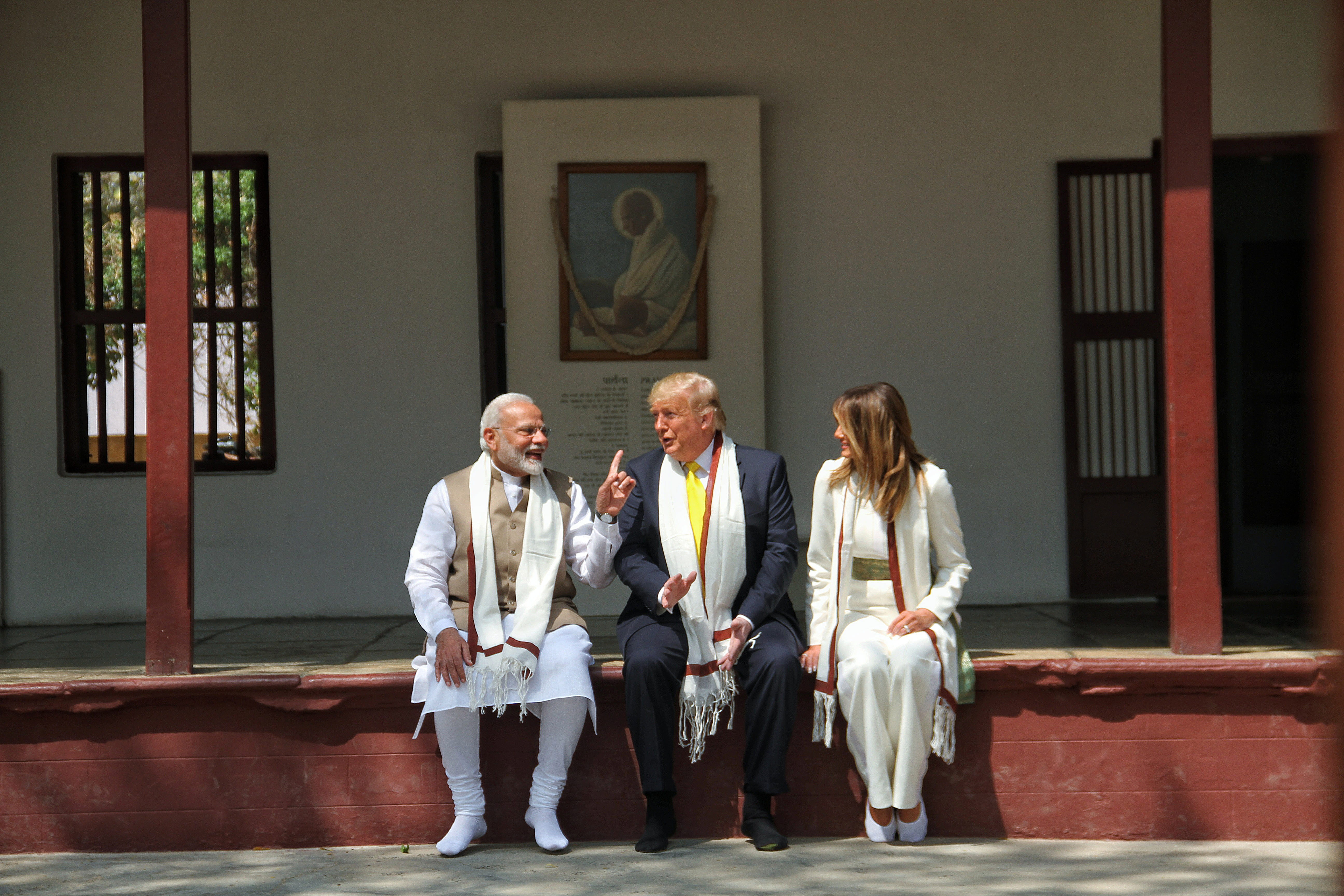 US President Donald J. Trump visits India