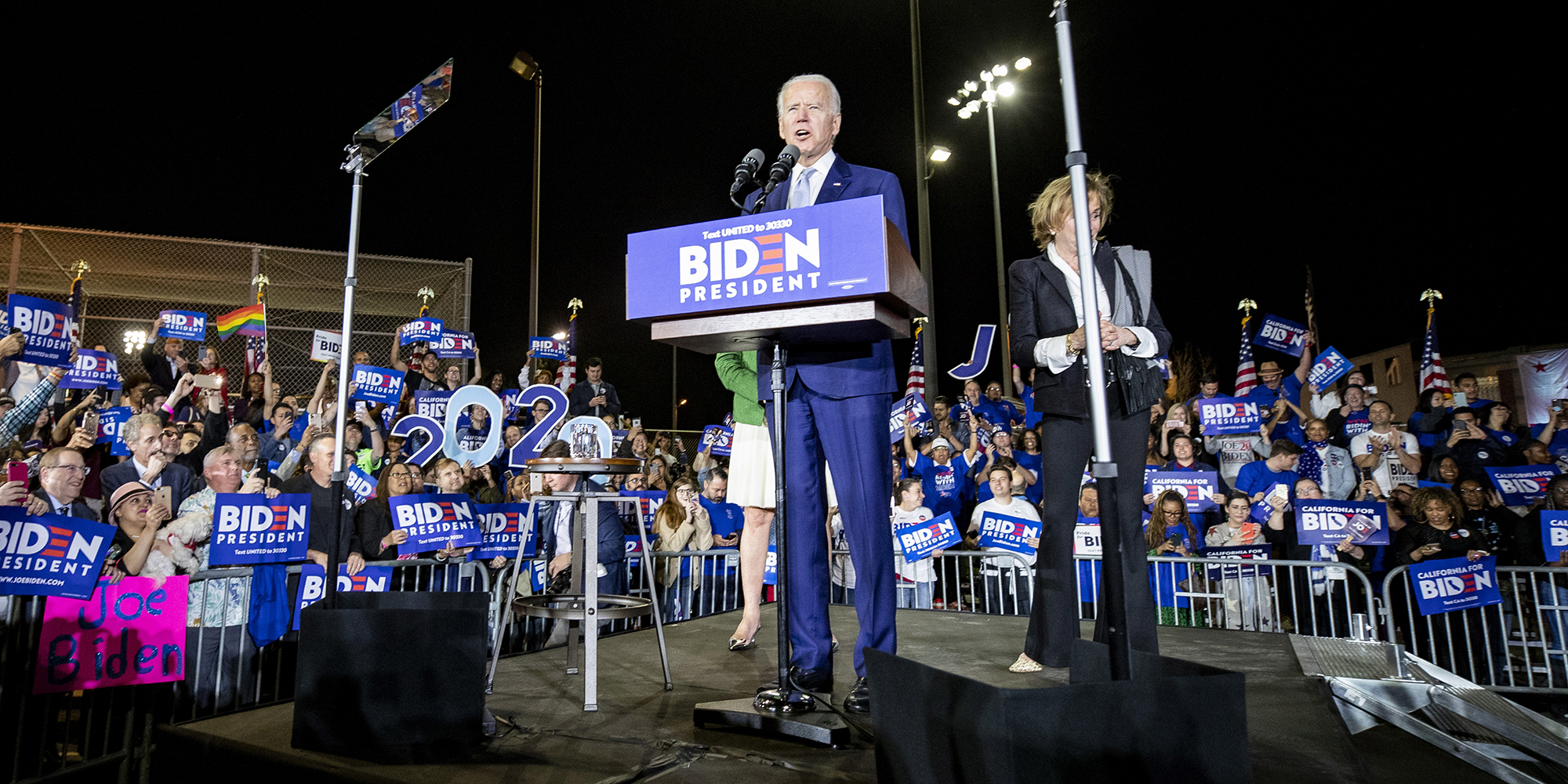 Biden looms large — but will fading Sanders reach across to his adversary?