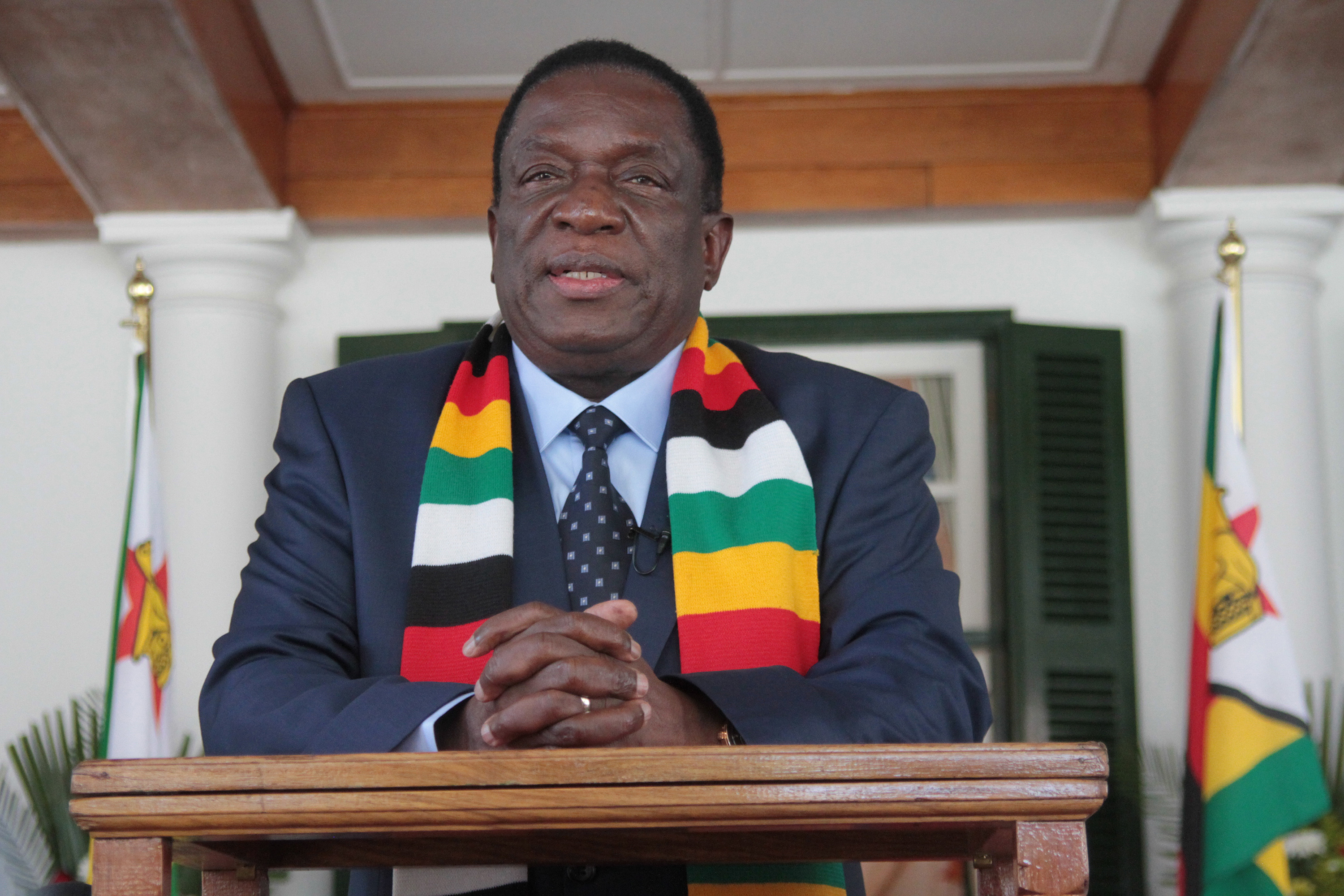 Zimbabwean President Mnangagwa addresses nation over coronavirus lockdown extension