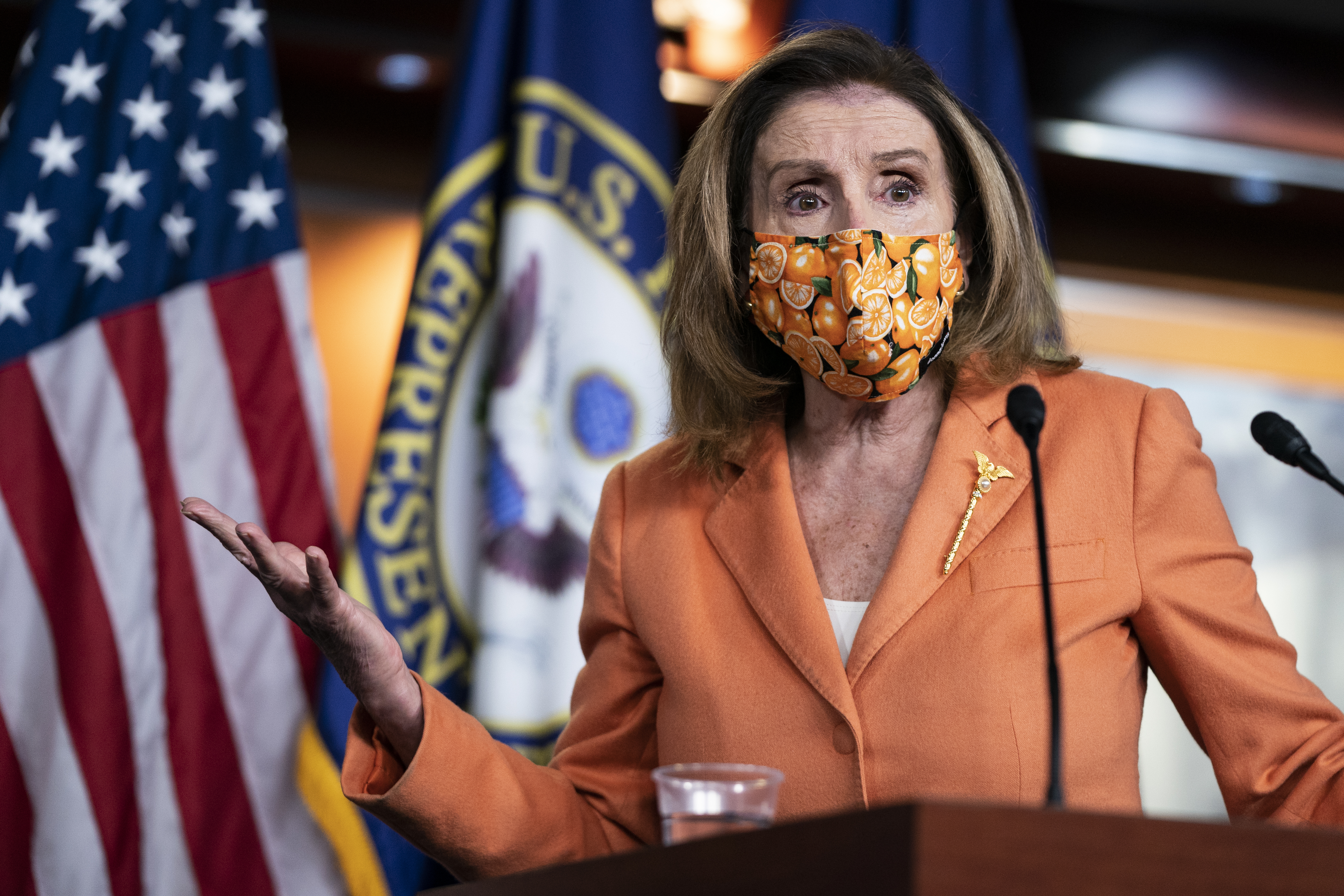 House Speaker Pelosi 'optimistic' on coronavirus relief deal before U.S. election