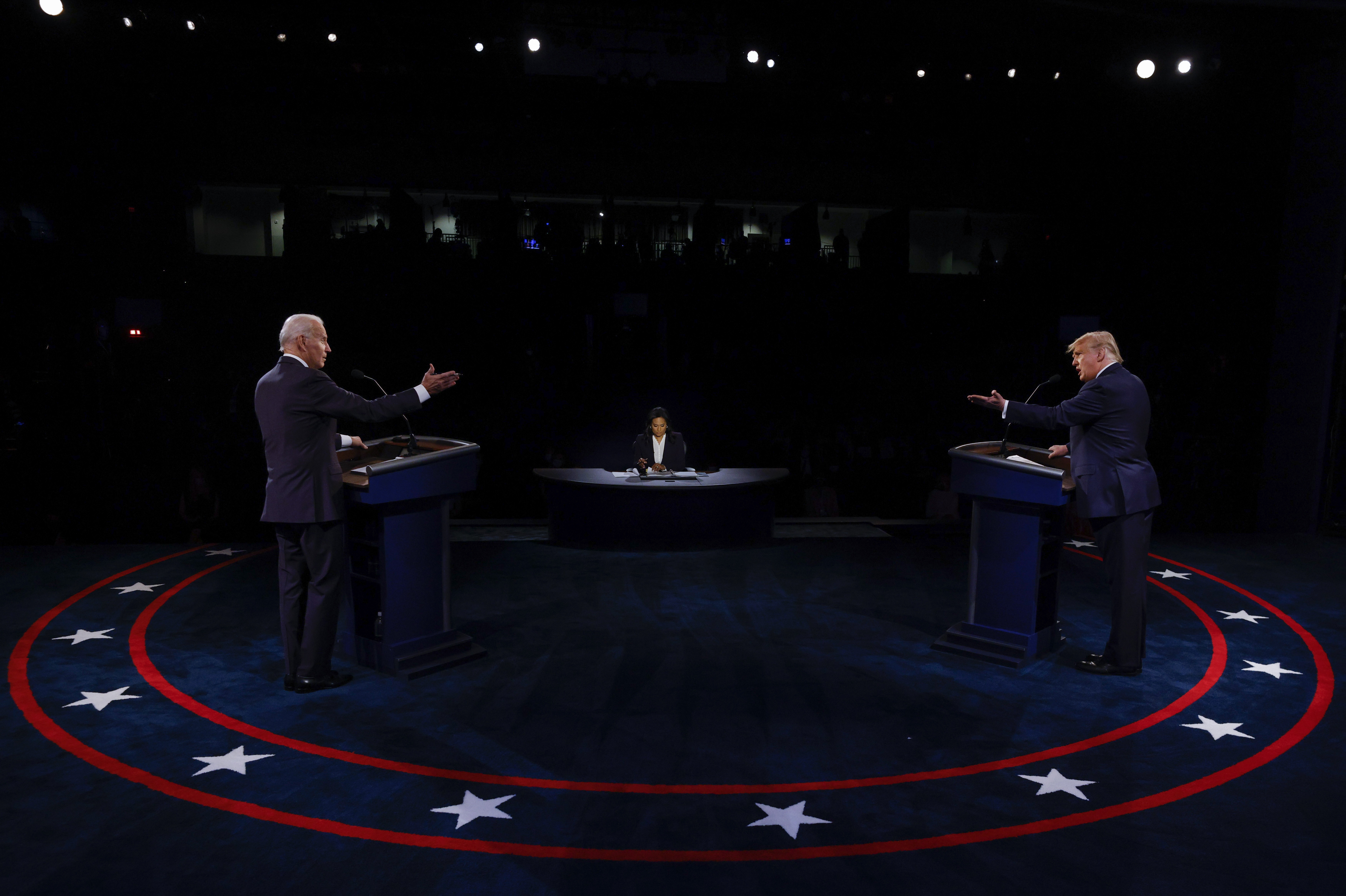 Big on bluster, low on facts, Trump called out by fact-checkers in final US presidential debate