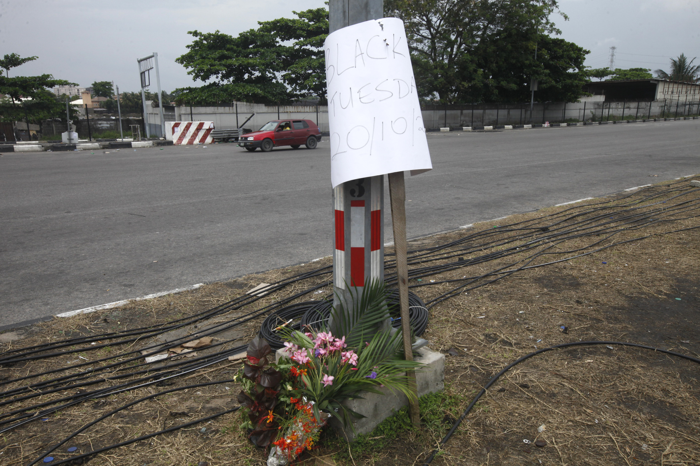 Nigerian army says it intervened in protests at Lagos government's request