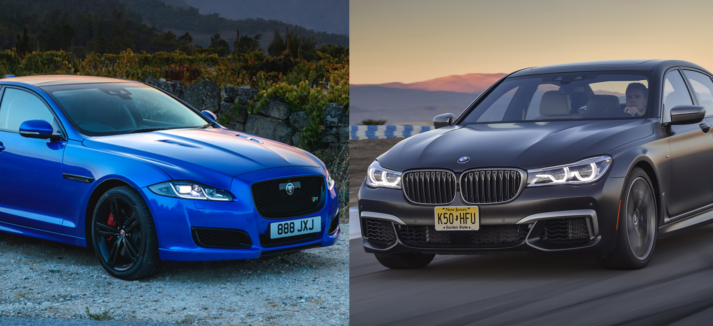 BMW M760Li xDrive vs Jaguar XJR575: Clash of the Titans