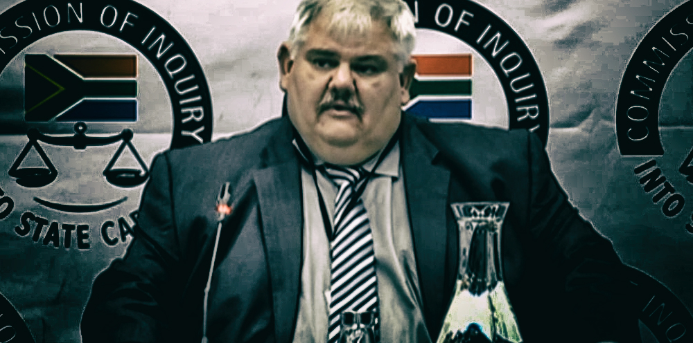 Frans Vorster, former Bosasa employee testifies at the Zondo com