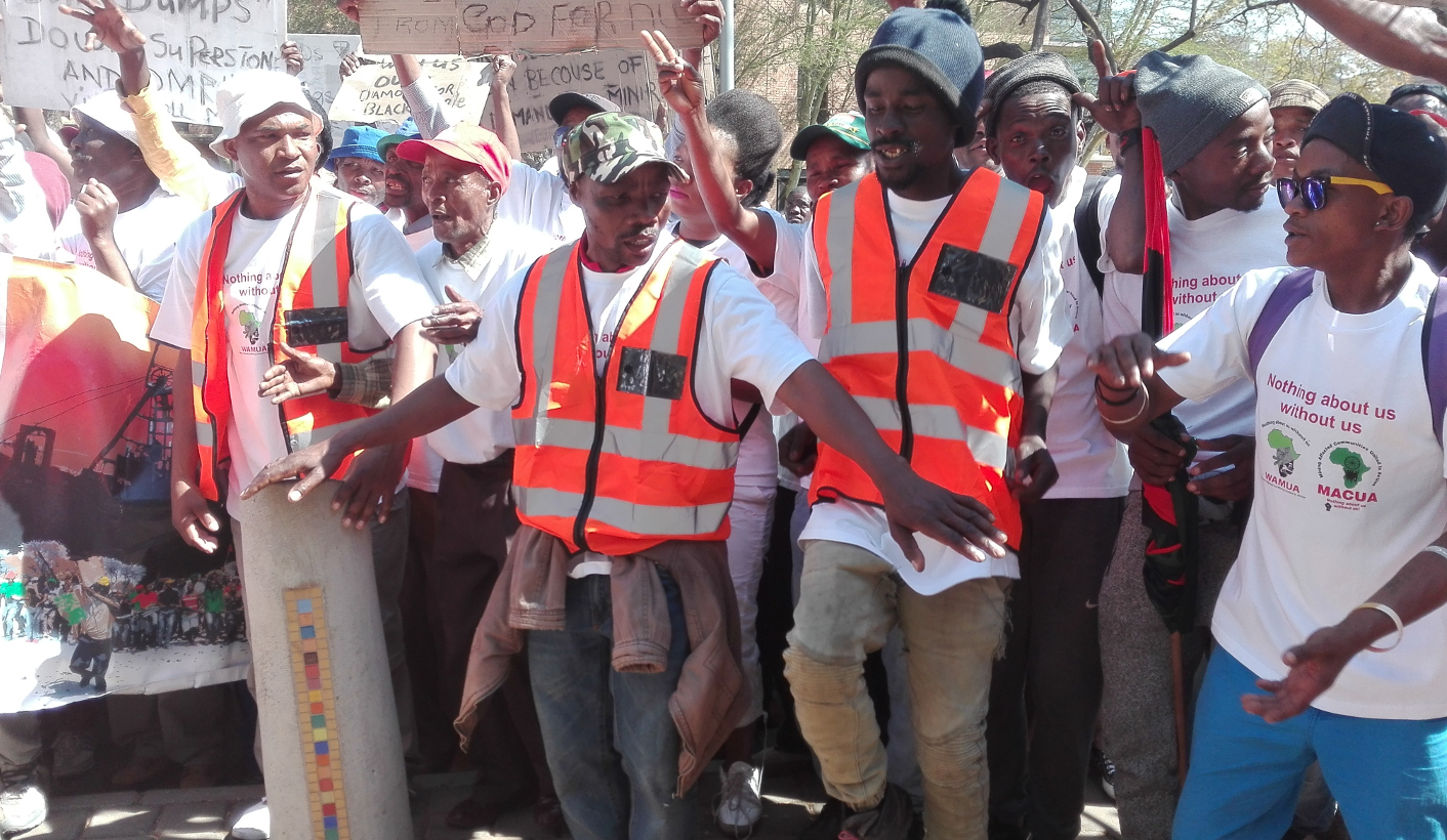 Zama zamas demand mining permits from Minerals Minister Mosebenzi Zwane