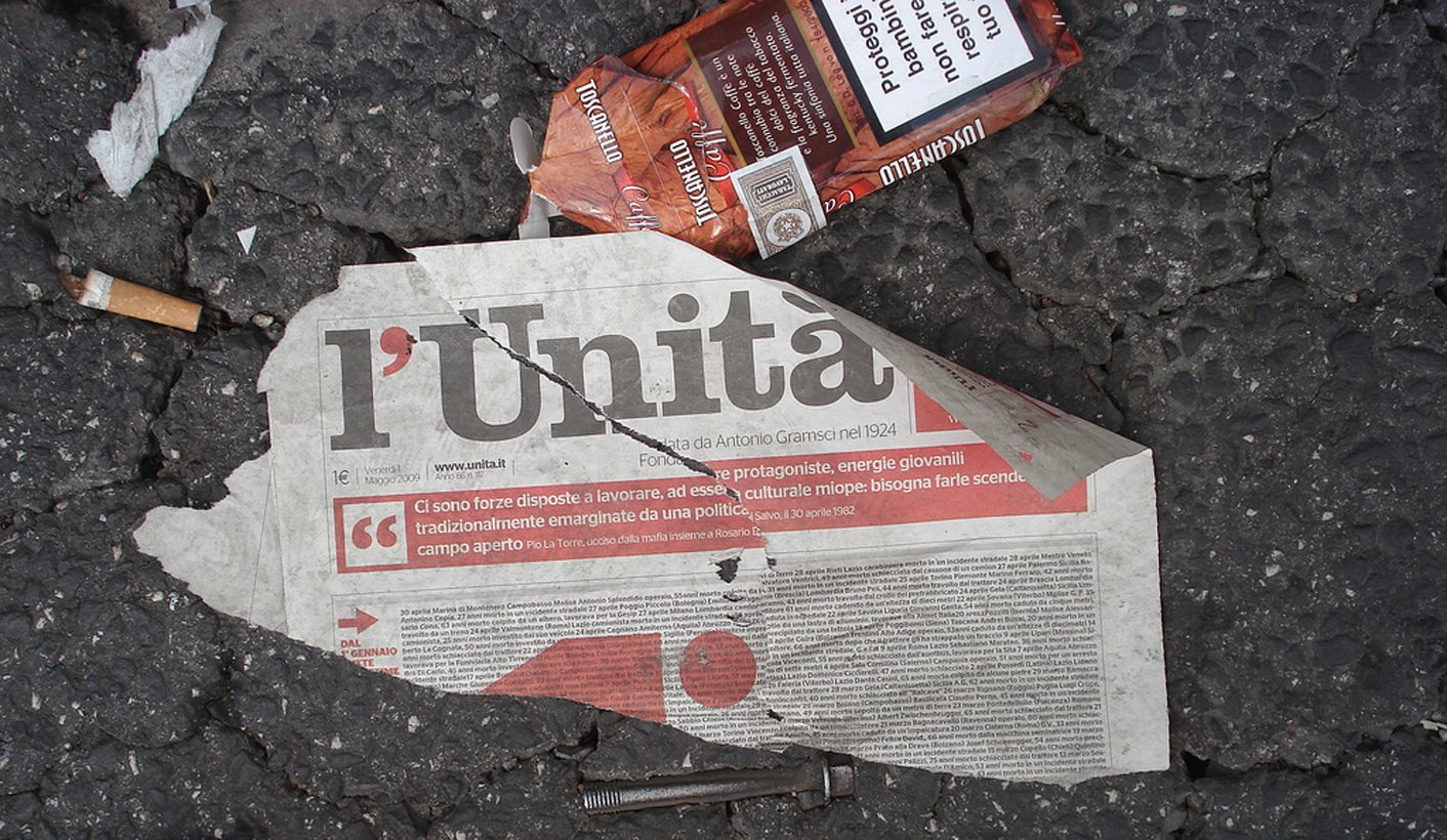 Italy's former communist L'Unita daily to stop publication