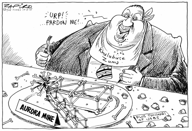 Khulubuze Zuma and the Aurora Mine