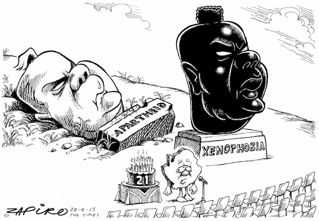 Against the Background of Xenophobia, South Africa celebrates 21 years of Democracy