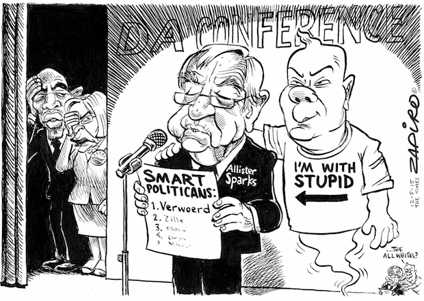 Allister Sparks Compares Helen Zille to Hendrik Verwoerd