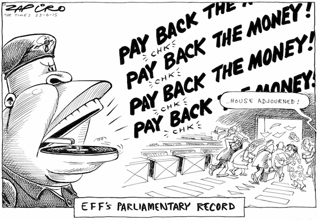 EFF Parliamentary Performance - #PayBacktheMoney