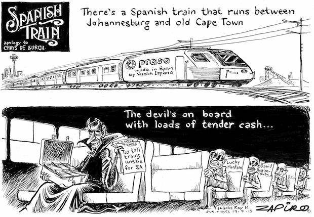 Too Tall Spanish Train Wins South African Tender
