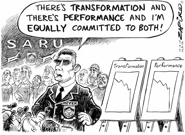 Heyneke Meyer's Committment to Transformation and Performance