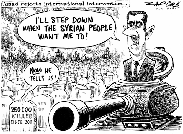 Assad Rejects International Intervention