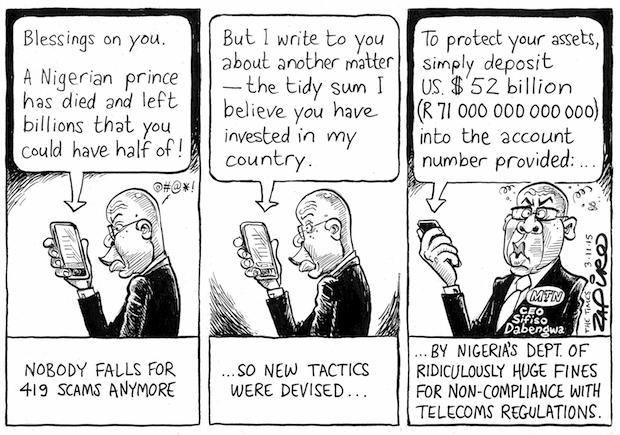 Nigerian Scams and MTN