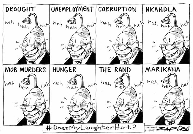 Laughing 'HeHe' Zuma Performs in Parliament