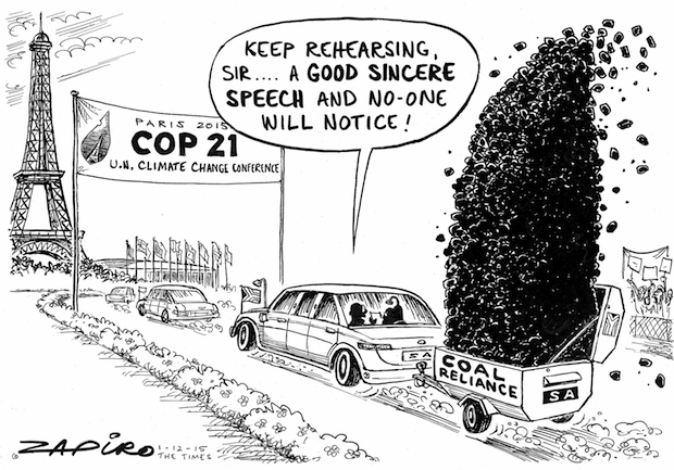 President Zuma Goes to COP21 in Paris