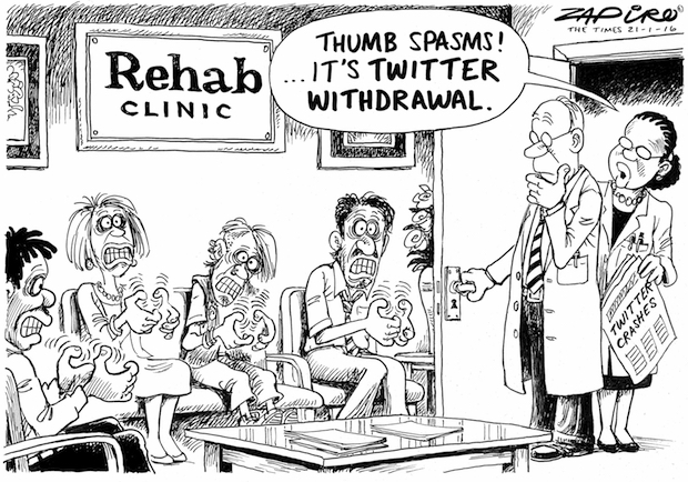 Effects of Twitter's widespread outage