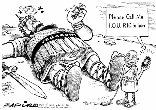 David versus Goliath: Please call me