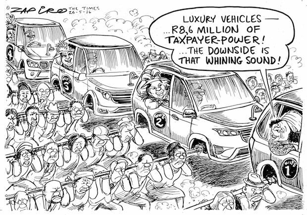 Luxury vehicles for Zuma's wives